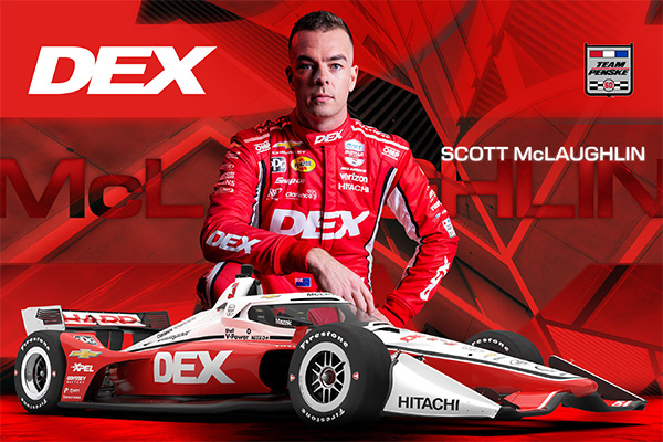 Team Penske Scott McLaughlin Autograph Card