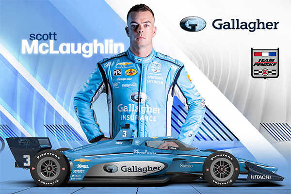 Team Penske Scott McLaughlin Autograph Card