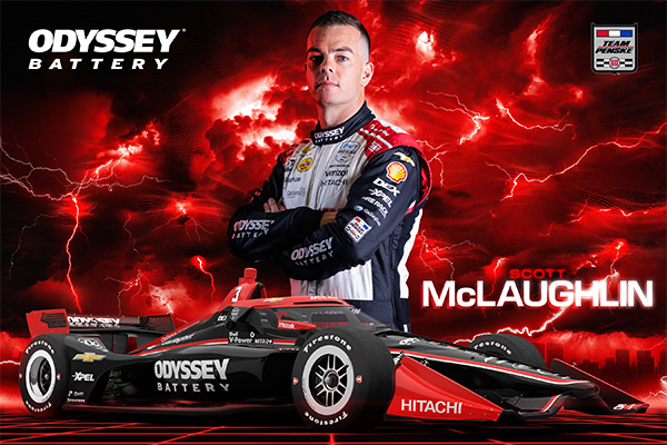 Team Penske Scott McLaughlin Autograph Card