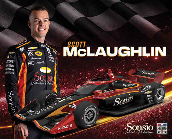 Team Penske Scott McLaughlin Autograph Card